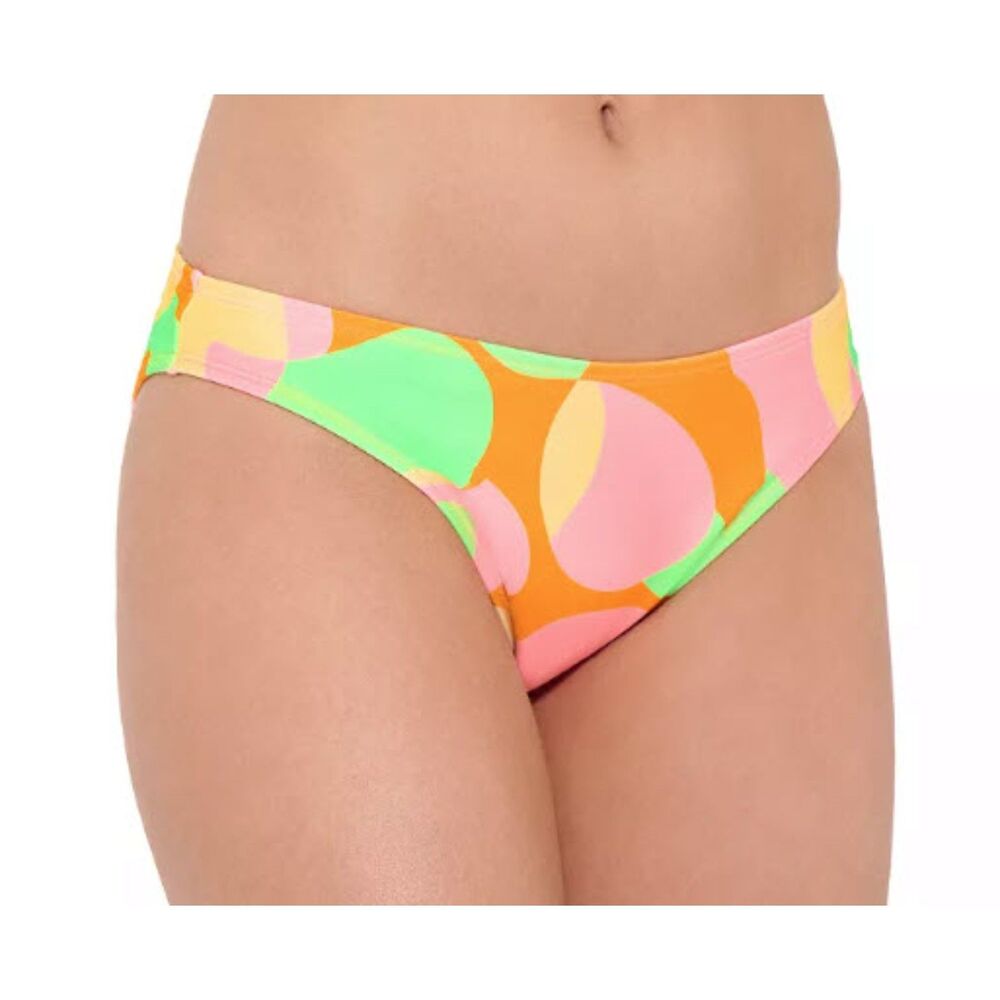 Juniors' Ninety-Nine Degrees High Leg V-Waist Swim Bottoms